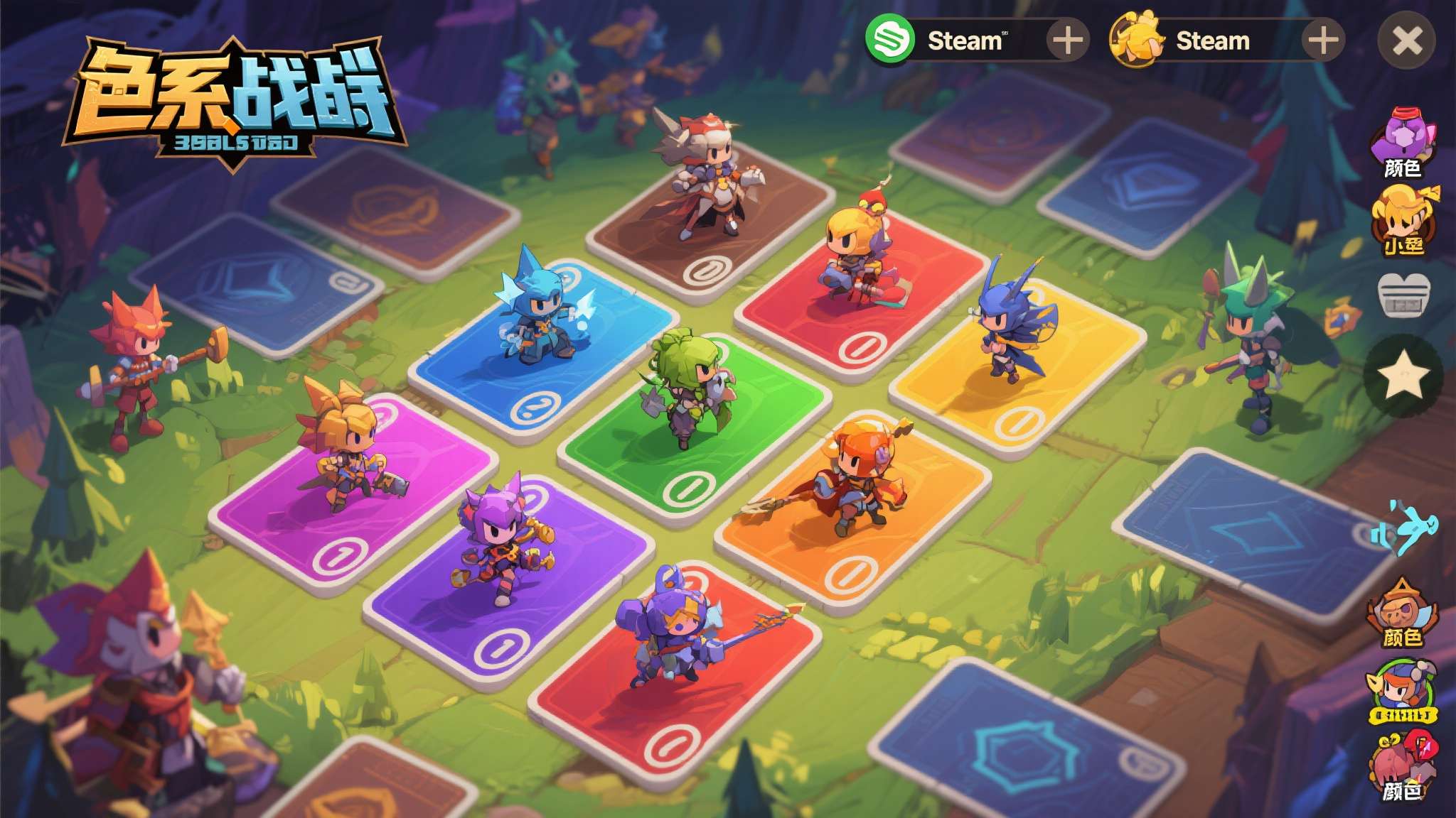 全新创意卡组构筑力作《色系战记》官宣 5 月 7 日正式登陆 Steam 从近年来 Steam 平台的市场趋势来看,以创新机制为核心竞争力的中小体量卡牌游
